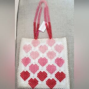 Isaac Mizrahi NewYork Beaded Heart Bag